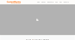 Desktop Screenshot of contentmantra.com